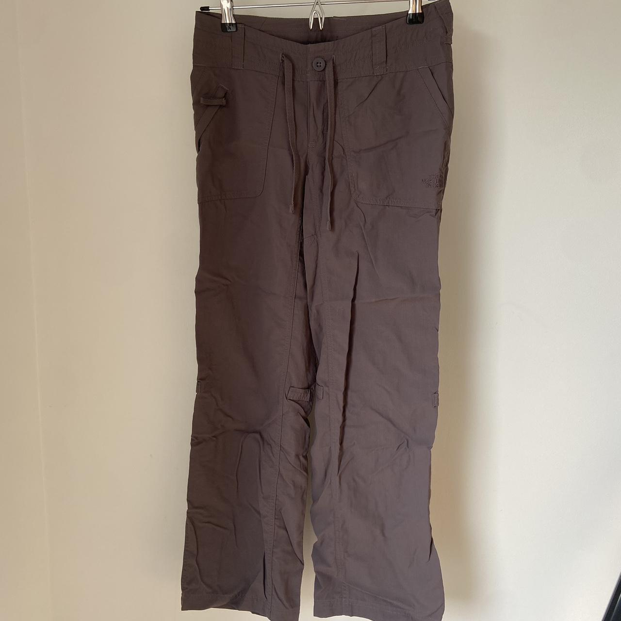 Grey The North Face hiking pants. These pants are so - Depop