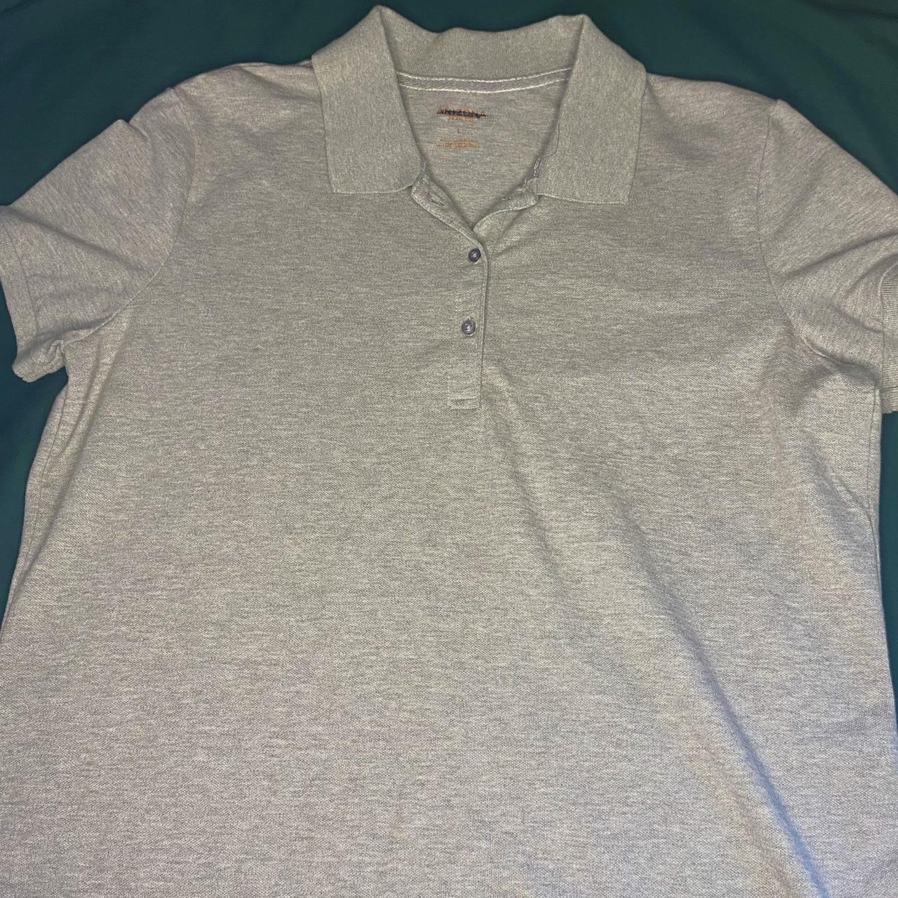 Arizona Men's Grey Polo-shirts | Depop