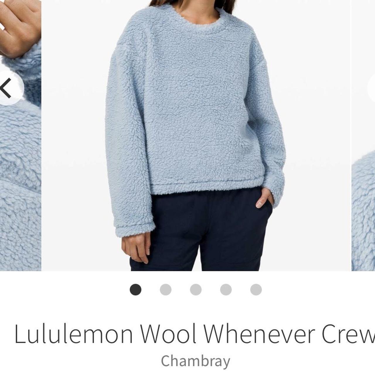 Lululemon online Wool Whenever Crew