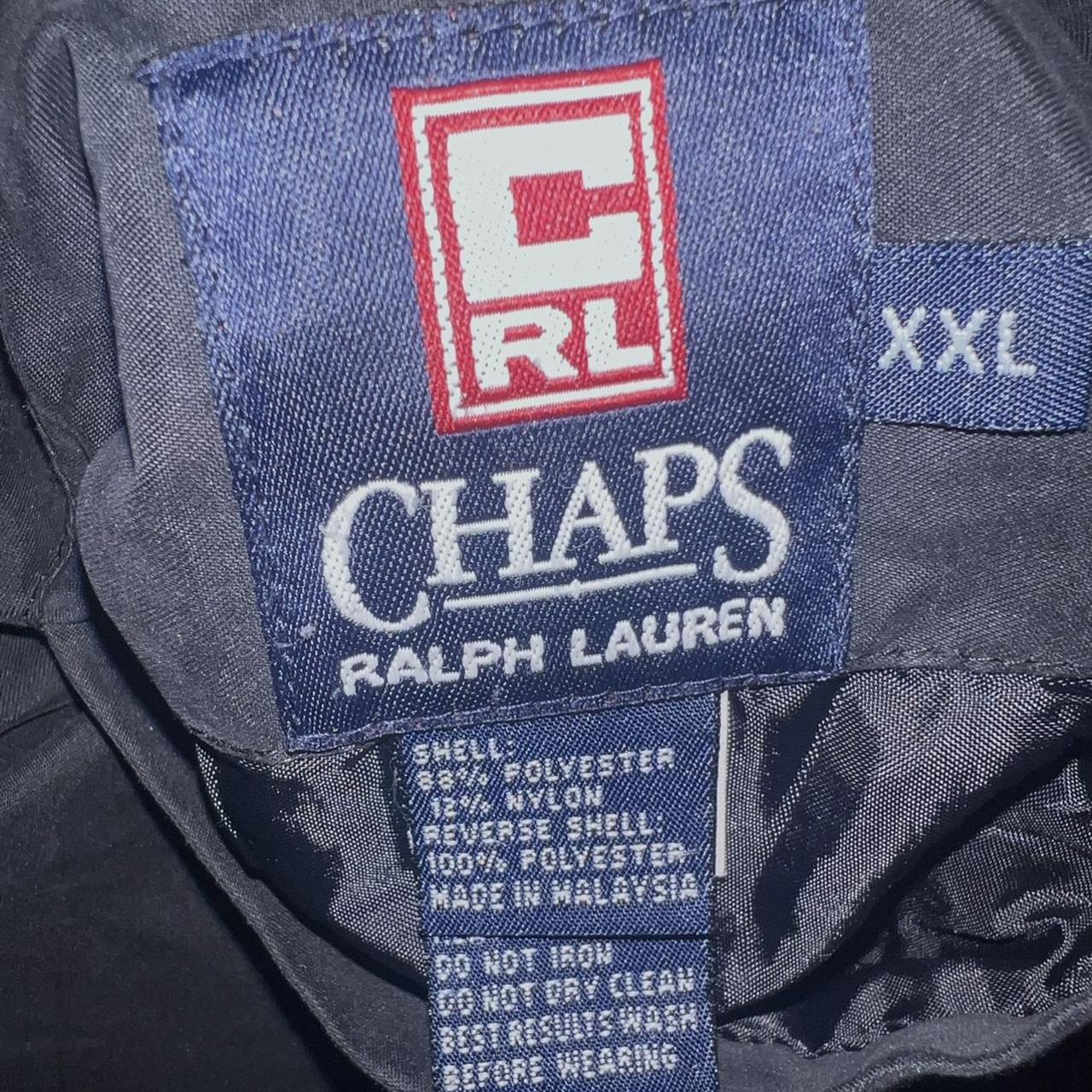 Vintage Chaps RL Puffer Jacket Inside Out... - Depop