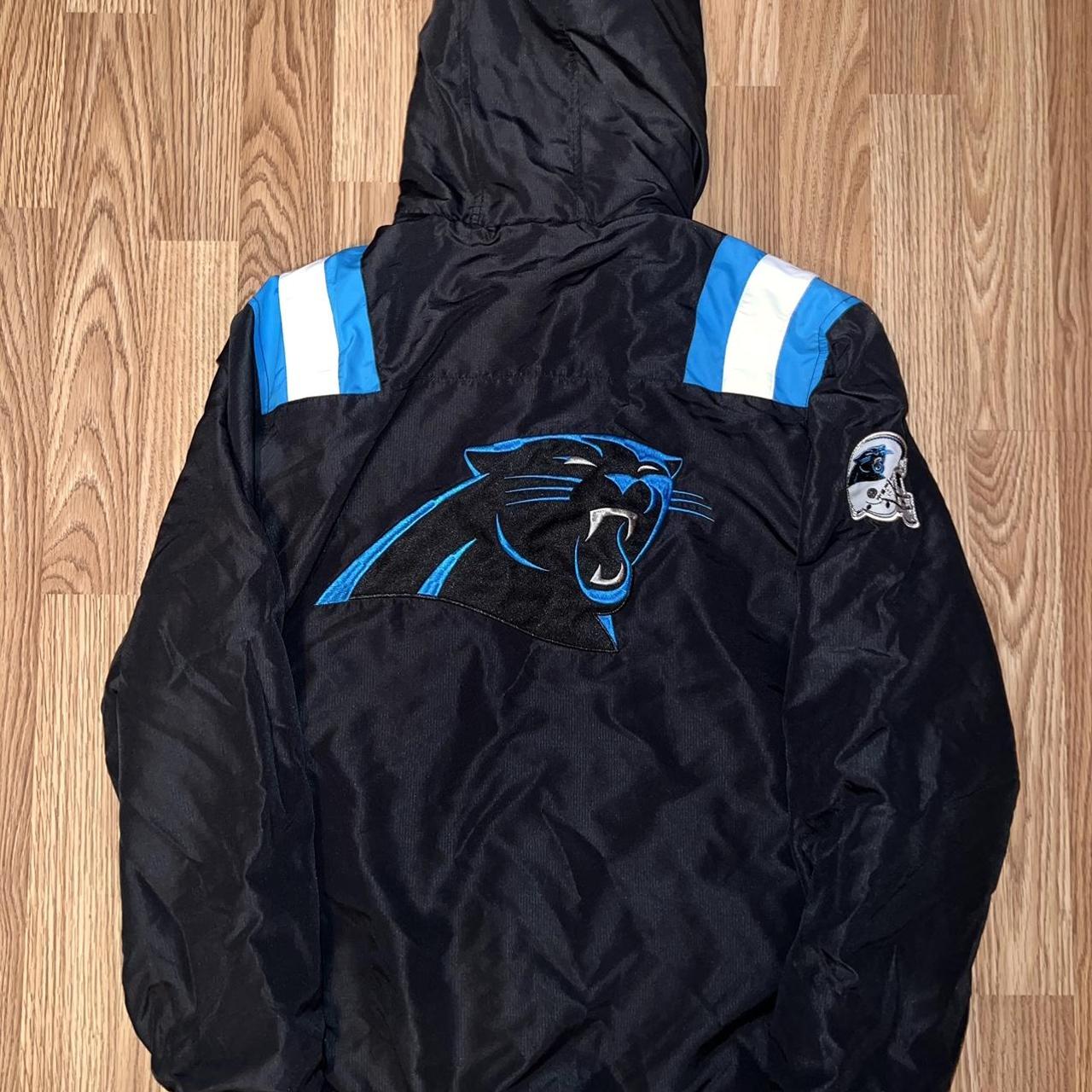 Vintage Y2K NFL Carolina Panthers Sweatshirt Faded - Depop