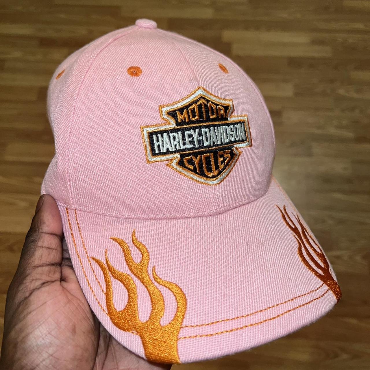 Vintage Harley Davidson Baseball Cap O.S.F.A Flaws... Depop