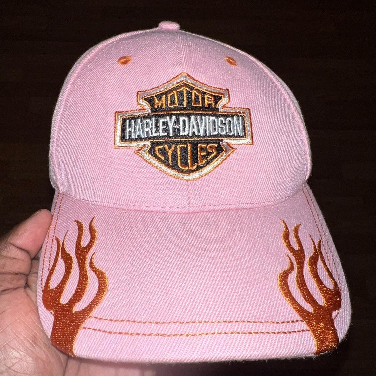 Vintage Harley Davidson Baseball Cap O.S.F.A Flaws... Depop