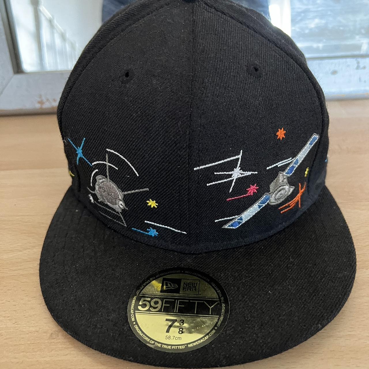 New era cap, satellites all the way around size 7... - Depop