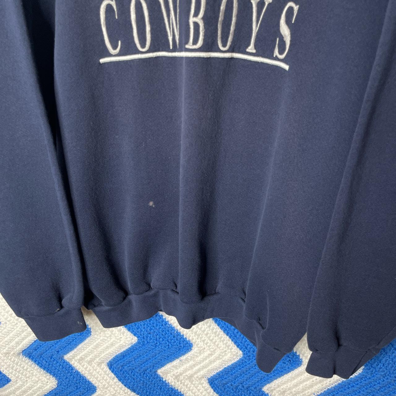 Vintage 90s Dallas Cowboys embroidered crewneck... - Depop