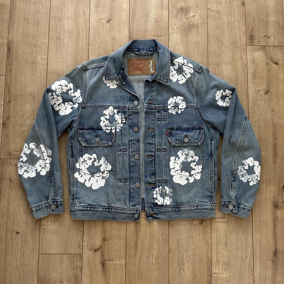 Levi's® Denim Tears Type II Trucker Jacket Size:... - Depop