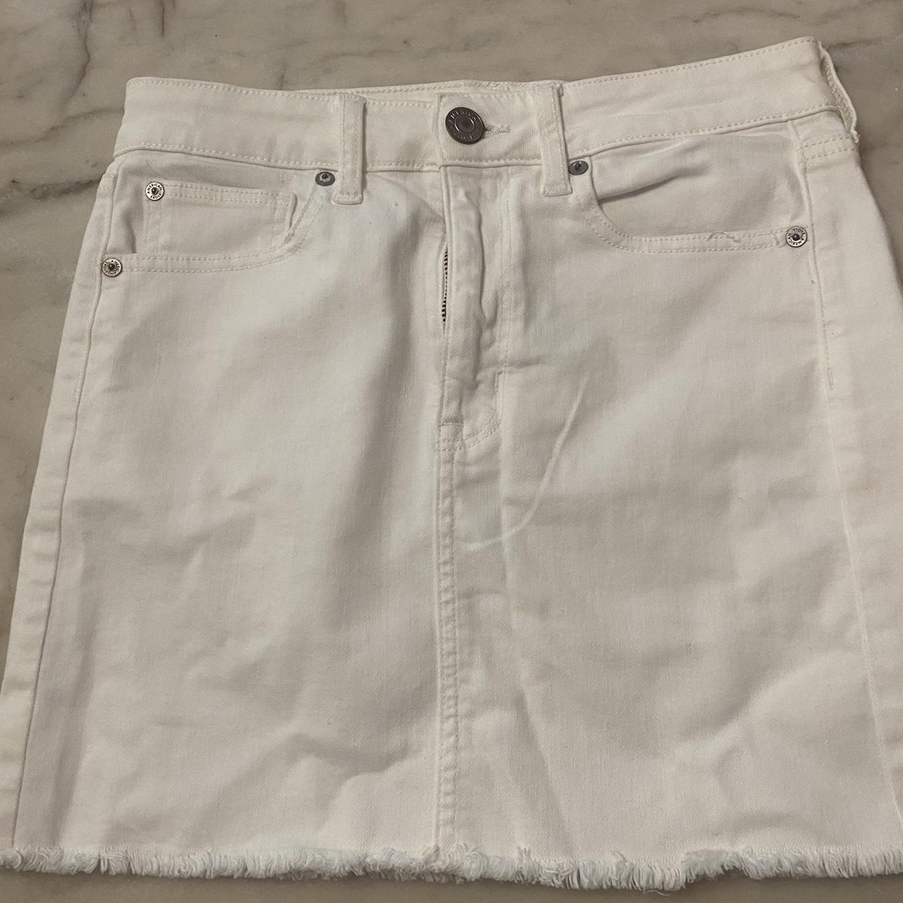 White mini skirt outlet size 6