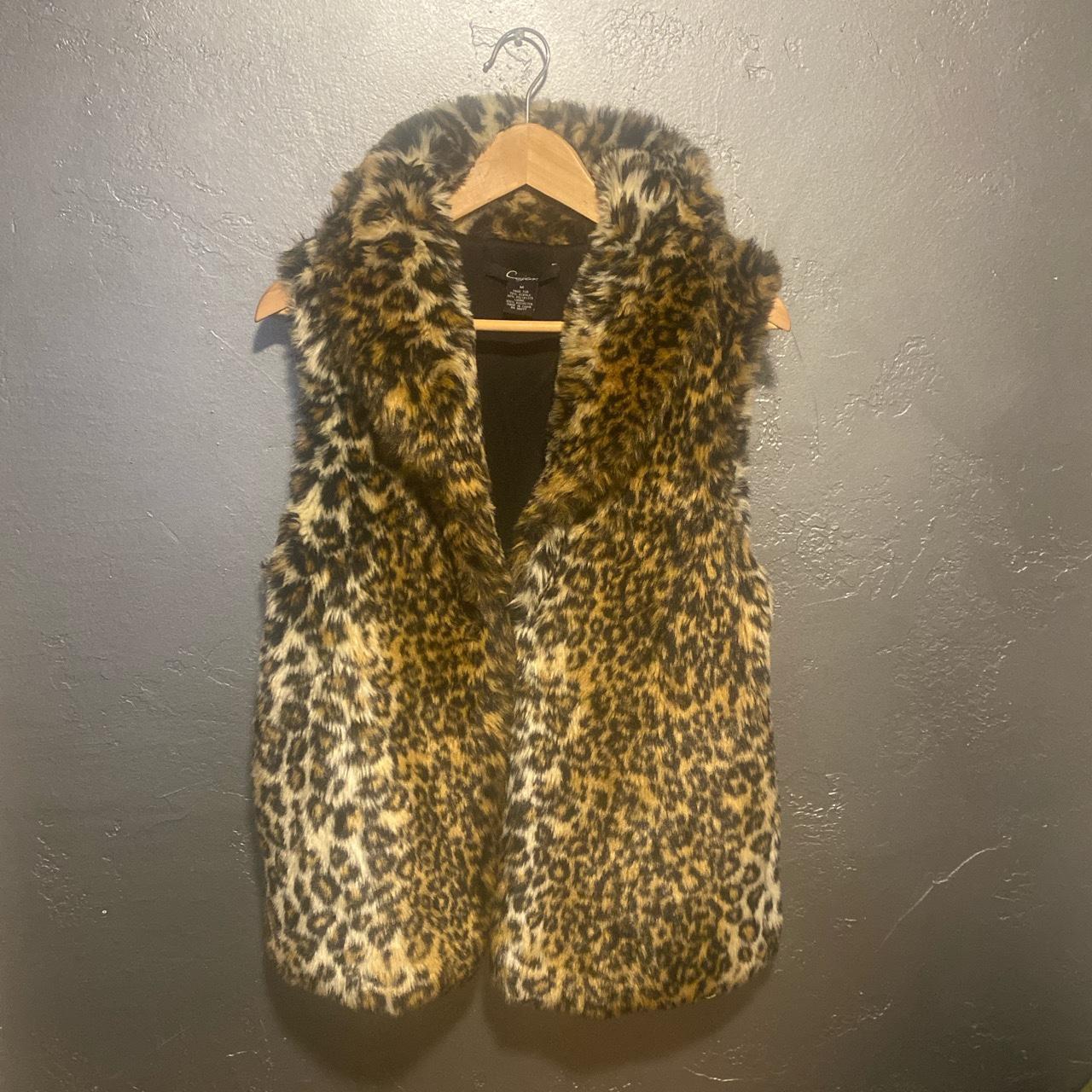 Faux Fur Coat Vest Medium #Y2K #2000s #90s #Fashion - Depop