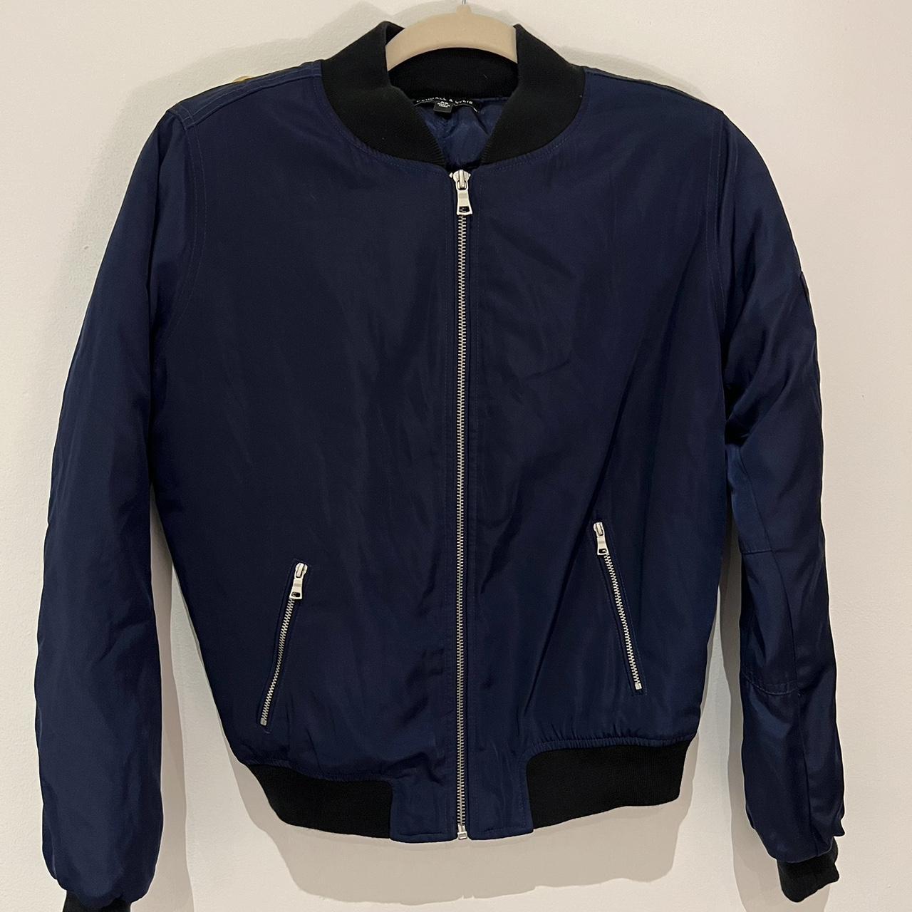 Kendall Kylie bomber jacket in Navy Blue Size XS