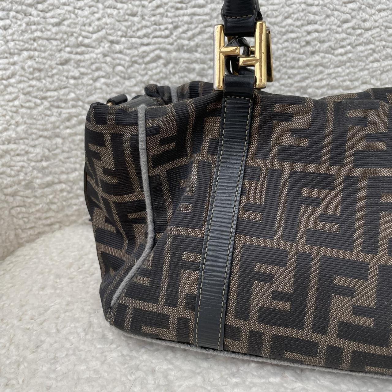 Fendi Women's Black and Brown Bag | Depop