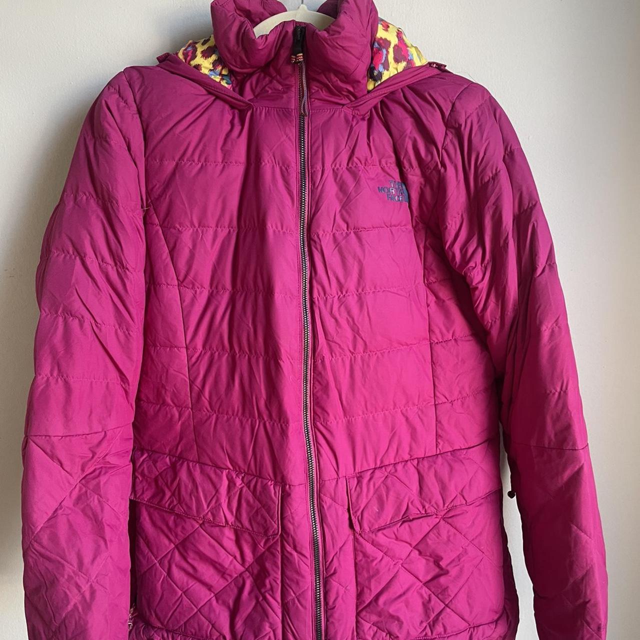 The North Face Women's Pink Coat | Depop