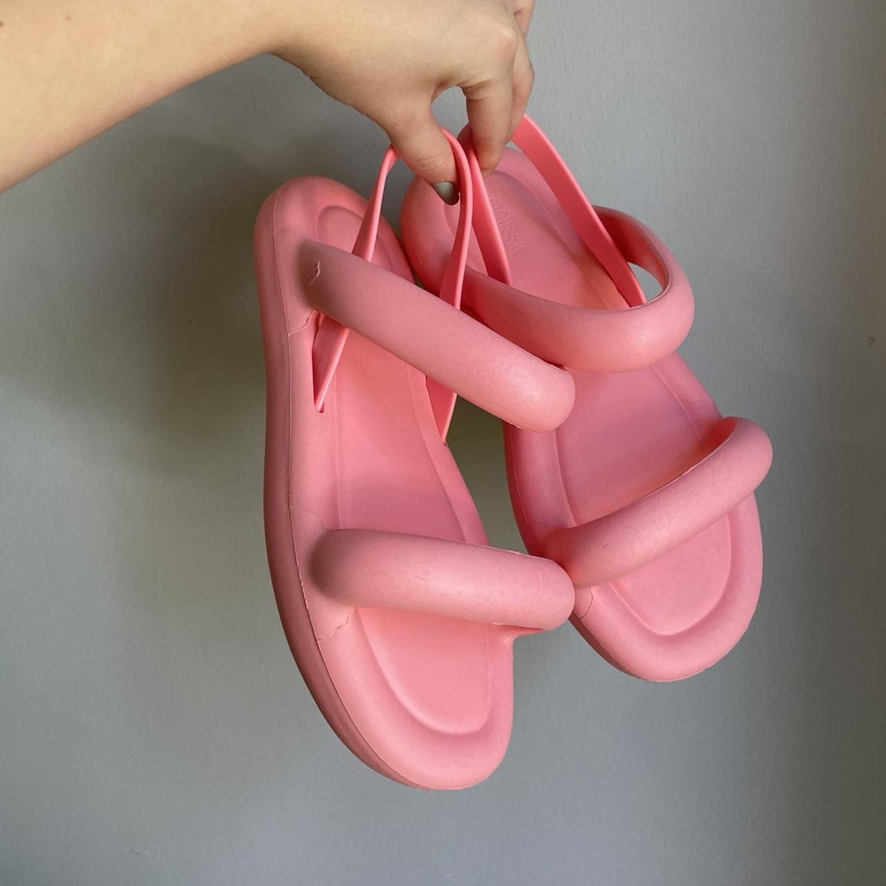 Melissa Women's Pink Sandals | Depop