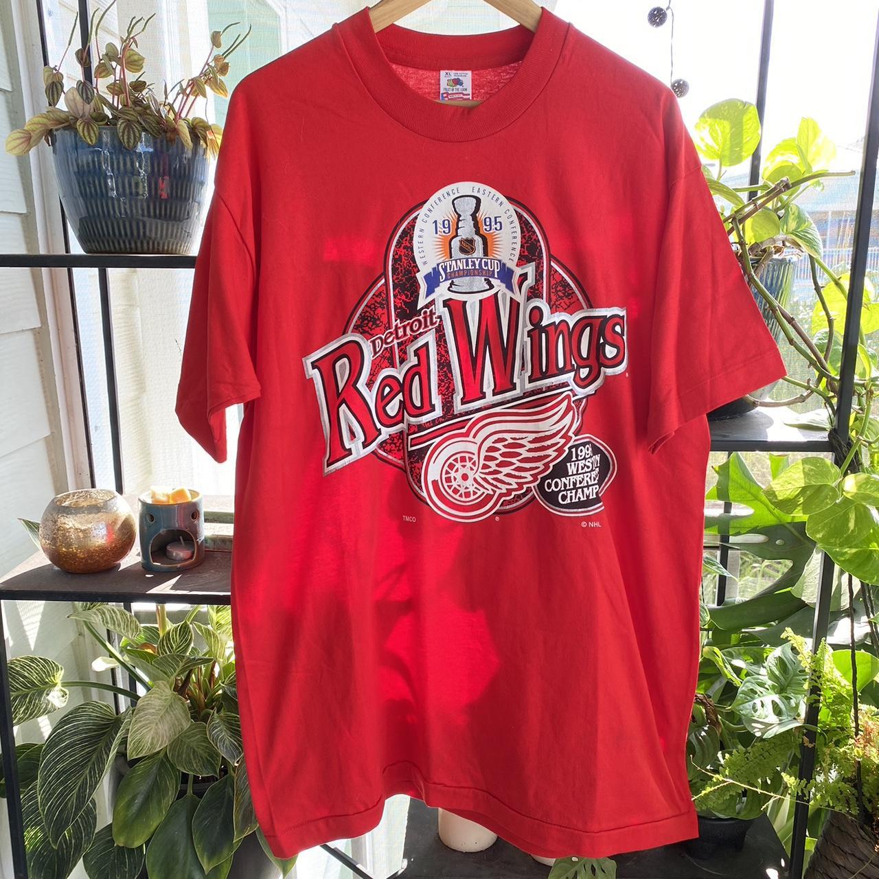 Tops, Vintage Detroit Red Wings Hockey Shirt Detroit Red Wings Nhl Unisex  Shirt Tee