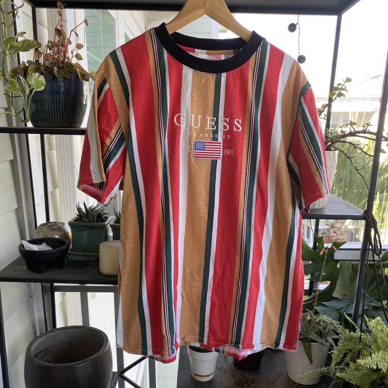 Guess usa striped clearance shirt