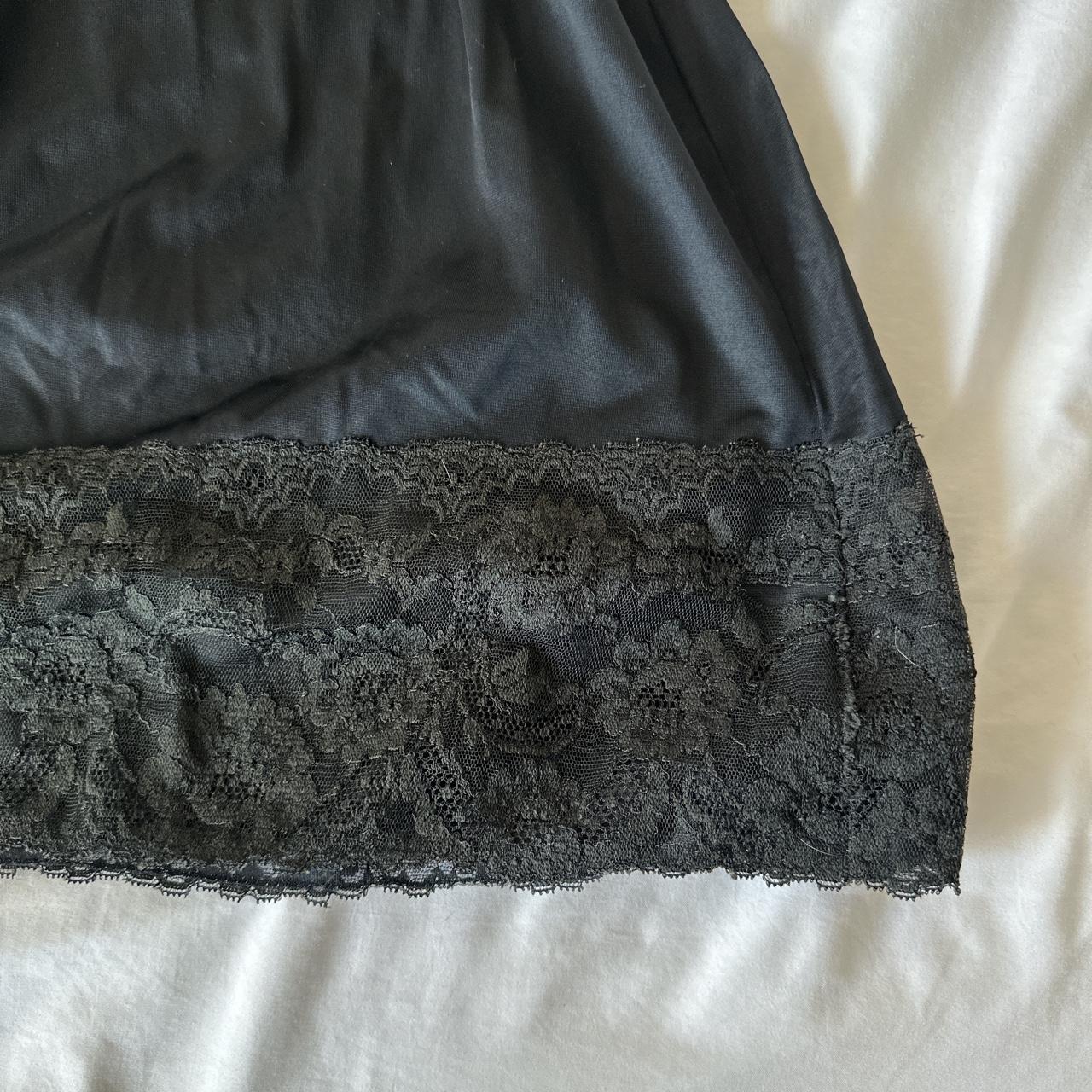 Vintage slick and sexy black lace dress. Great for a... - Depop