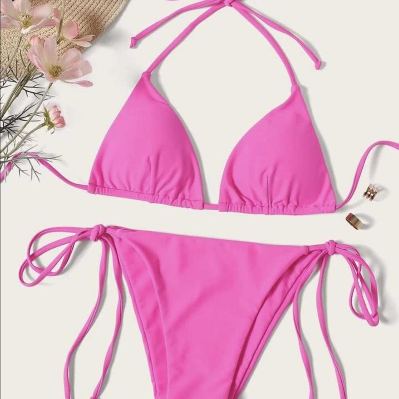 Shein cheap pink swimsuit