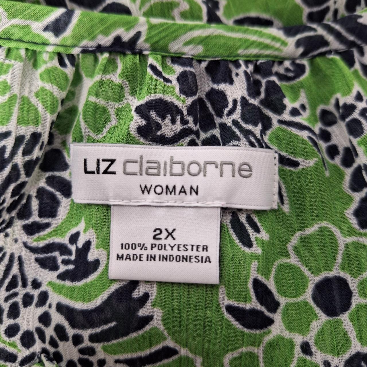 Liz Claiborne Blouse Tank Top Set Plus Size 2X Black... - Depop