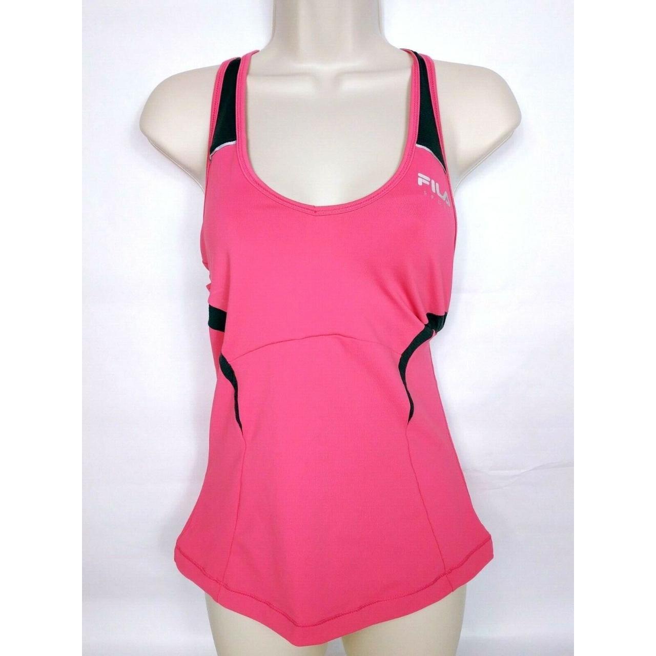 Fila Sport Women's Racerback Tank Top XS Solid Coral... Depop