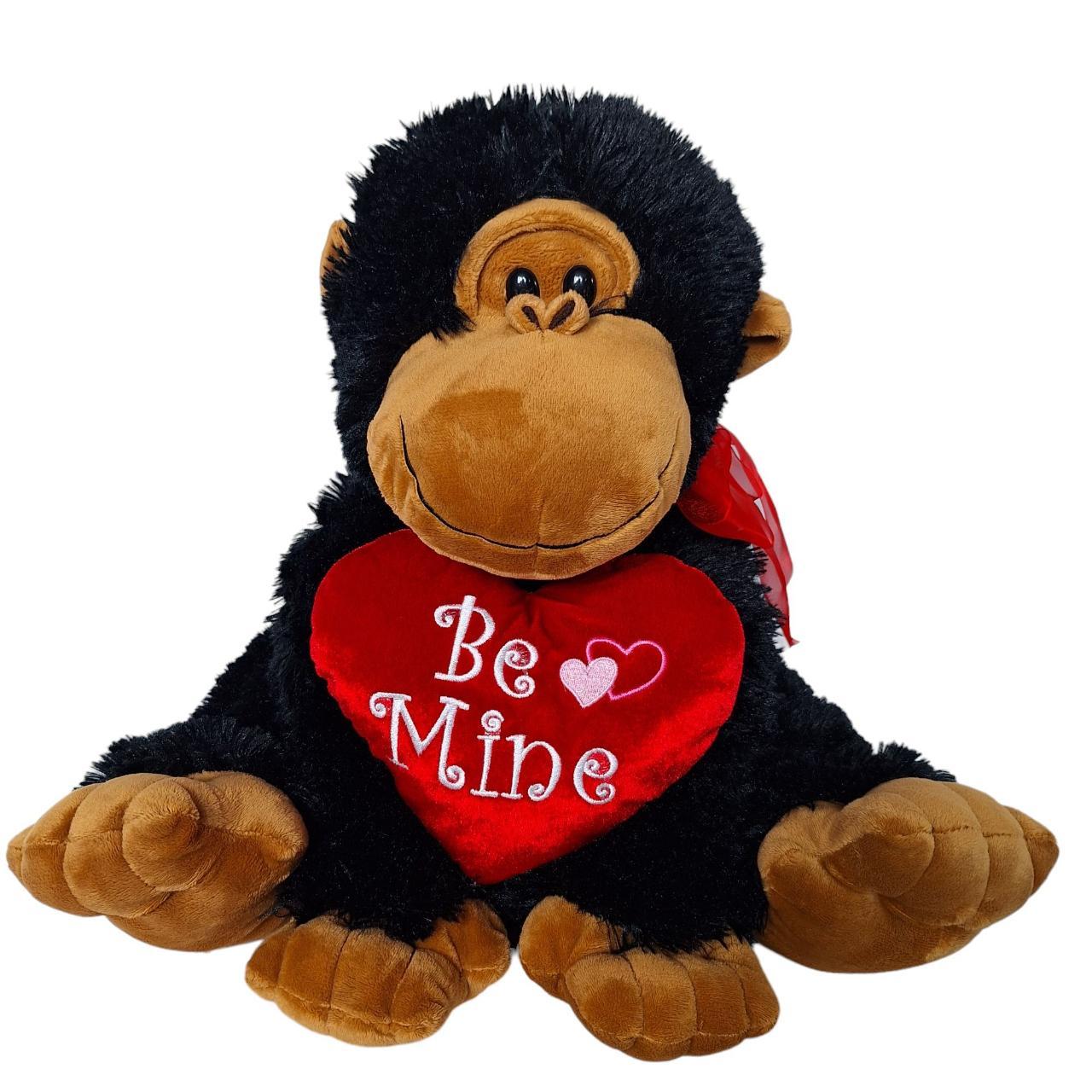 Valentines Day Be Mine Black Brown Monkey Depop