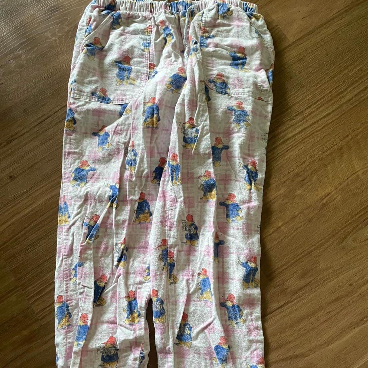 peter alexander paddington pj bottoms small used but... - Depop