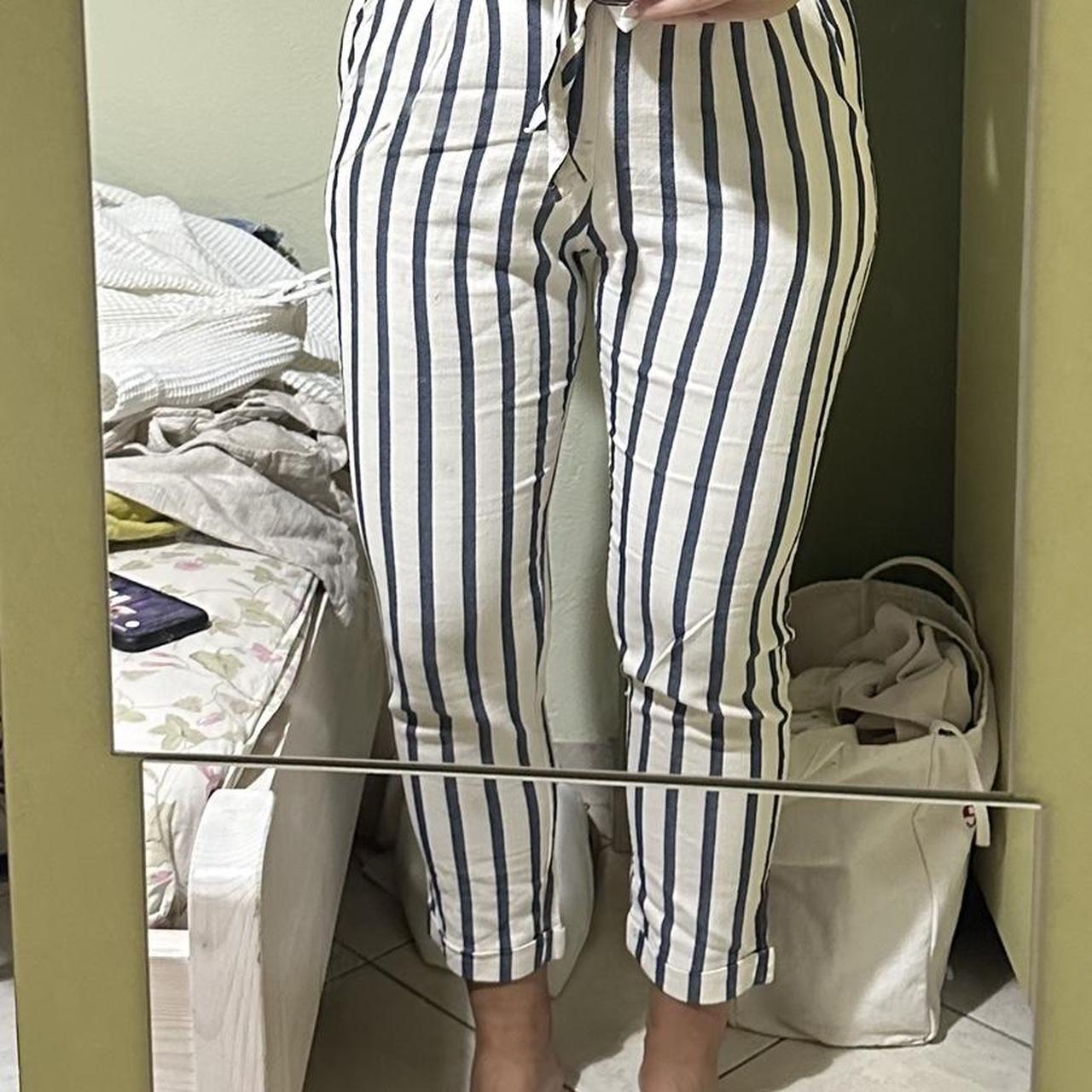 Stradivarius striped pants online