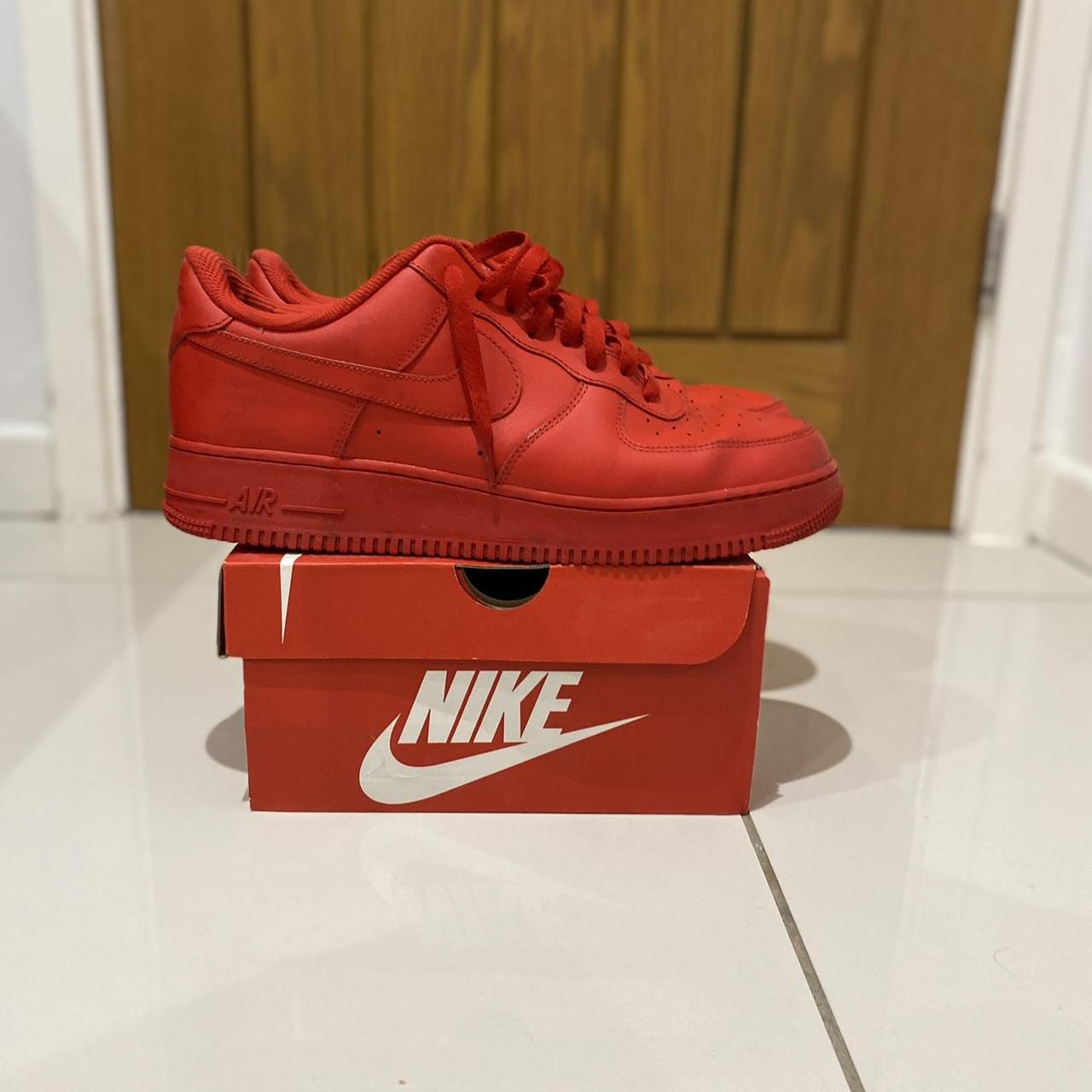 triple red air force 1 outfit