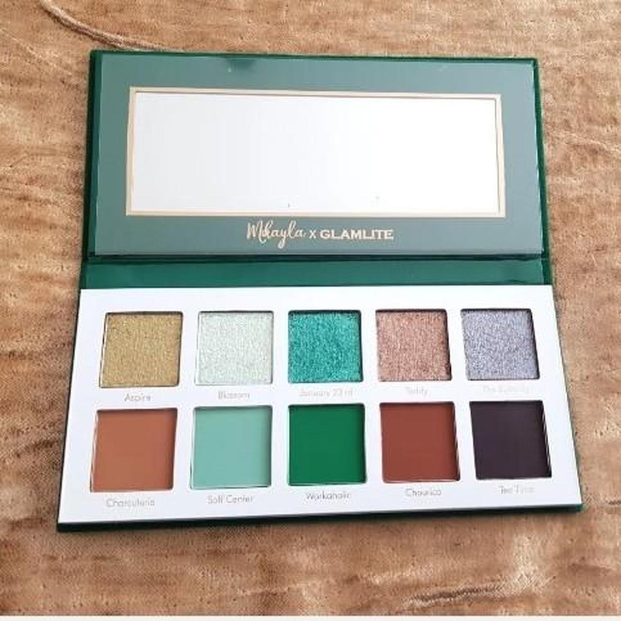 Glamlite x Mikayla part 2 eyeshadow palette Brand... Depop