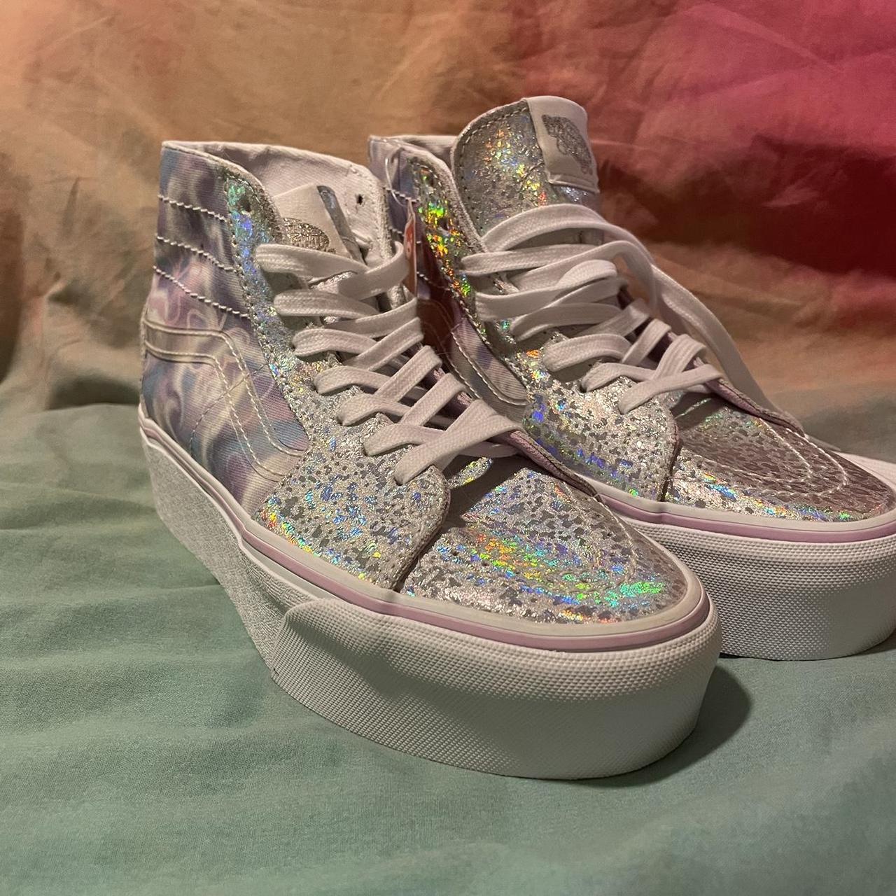 Holographic vans high tops online