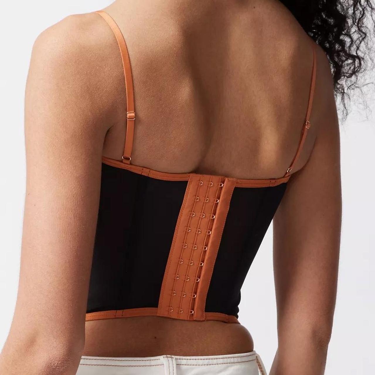 Out From Under Day Break Flocked Corset  Urban Outfitters Mexico -  Clothing, Music, Home & Accessories