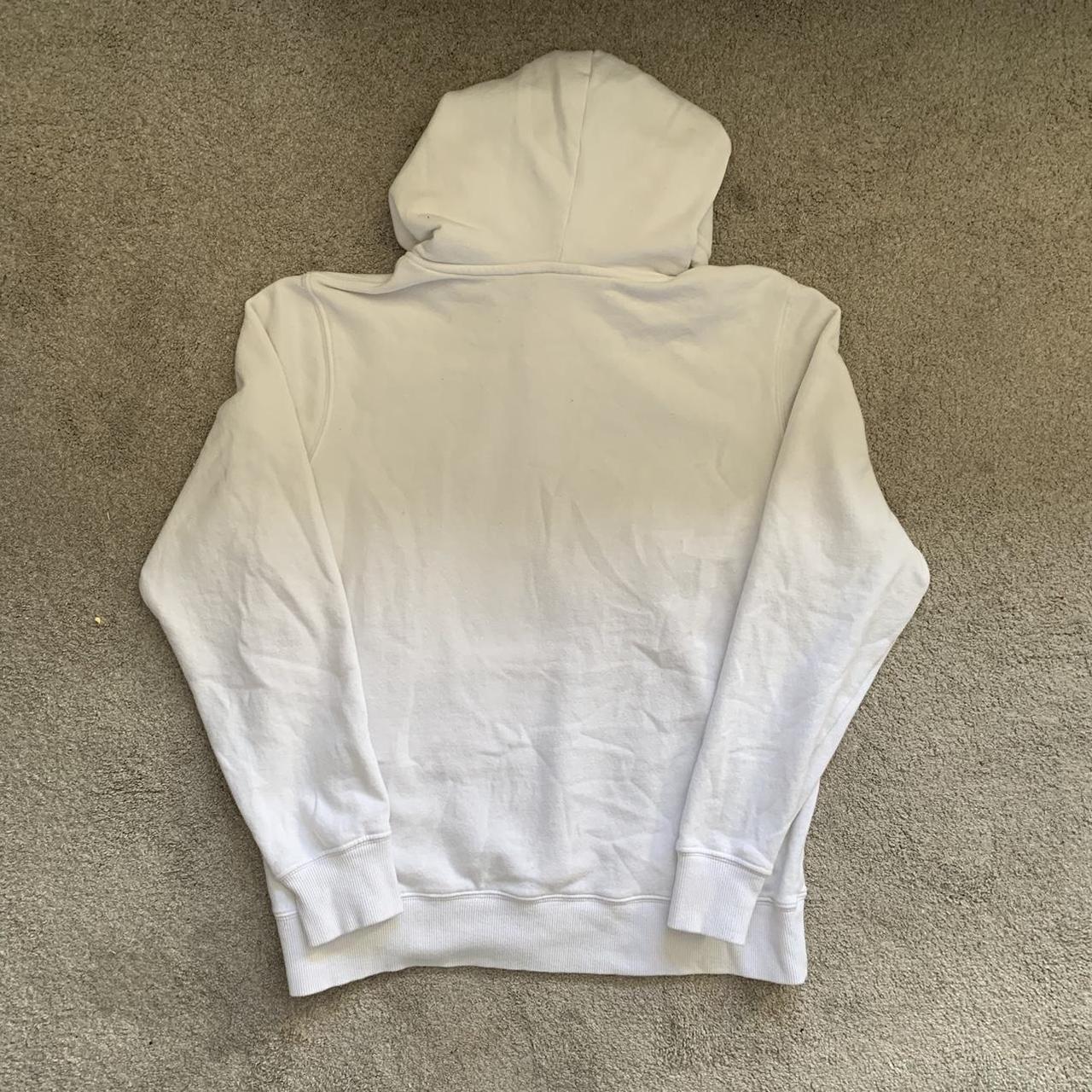 Womens white north face hoodie. Minor pilling but... Depop