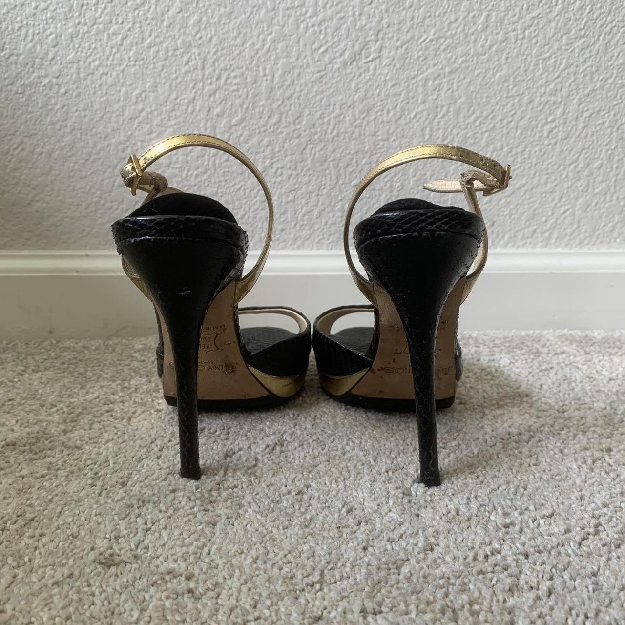 jimmy choo black high heels