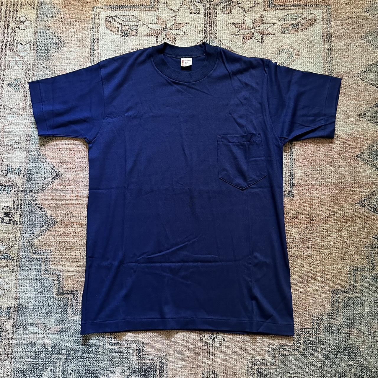 Vintage towncraft basic pocket tee. JC Penny. Single... - Depop