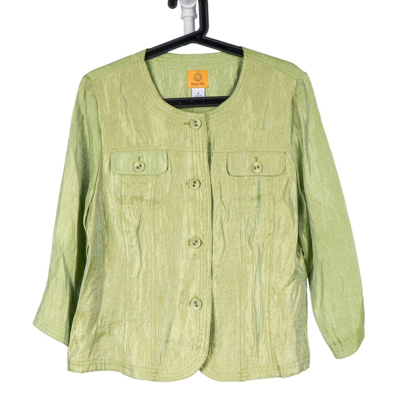 Ruby Rd. Women's Rayon Jacket - Green - 12 – Ruby… - image 1