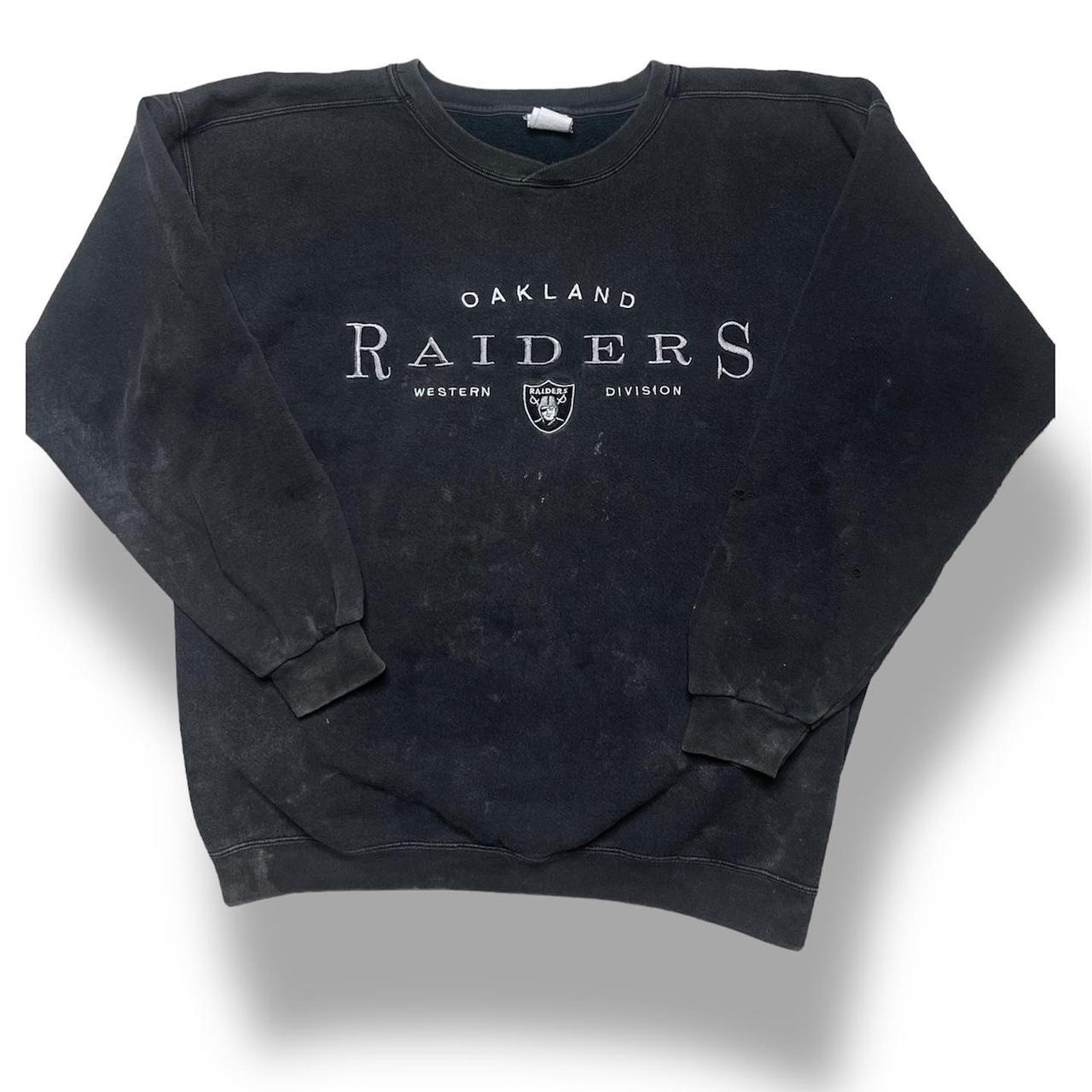 Vintage raiders crewneck | has some minor flaws but... - Depop