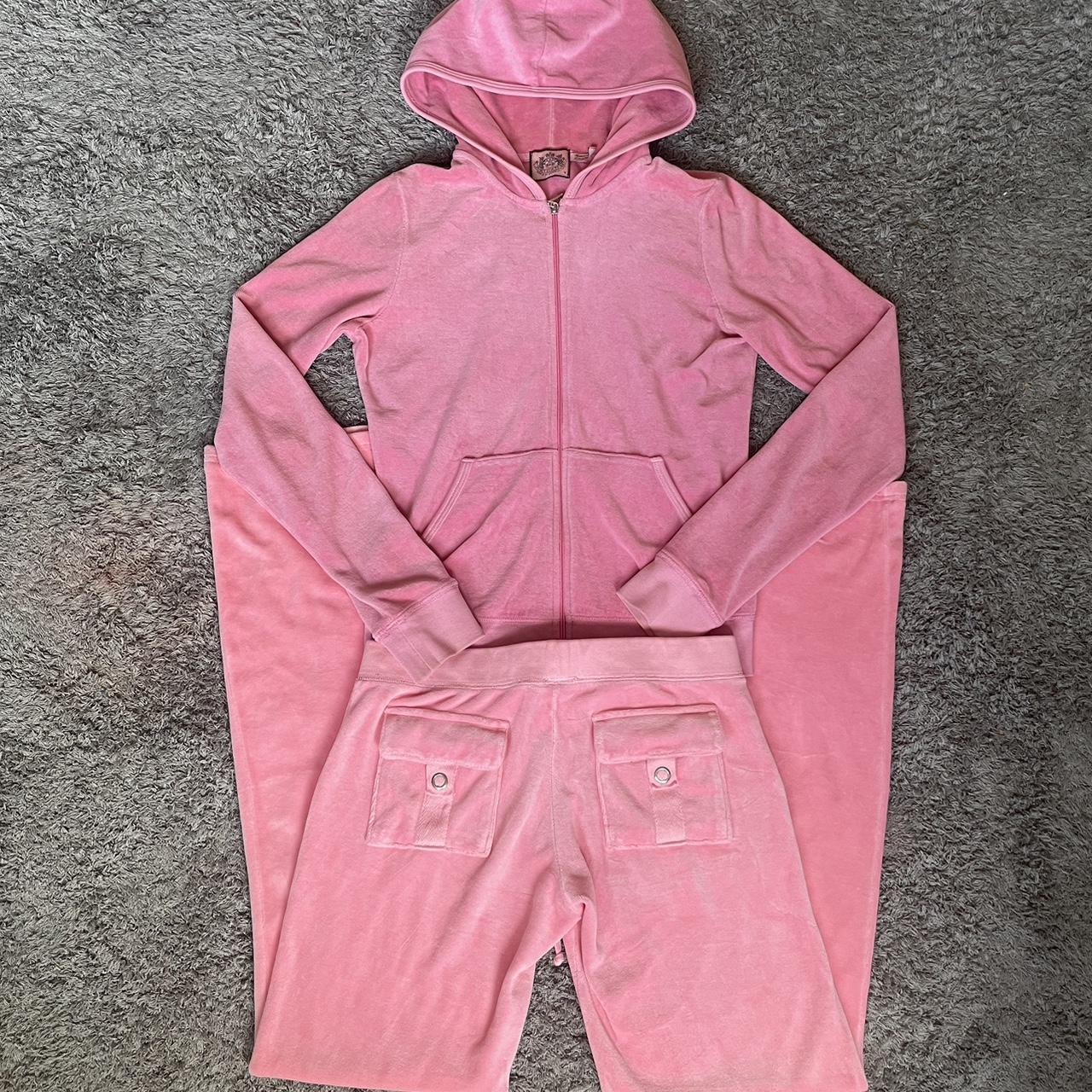Juicy Couture Women's Pink Jumpsuit Depop