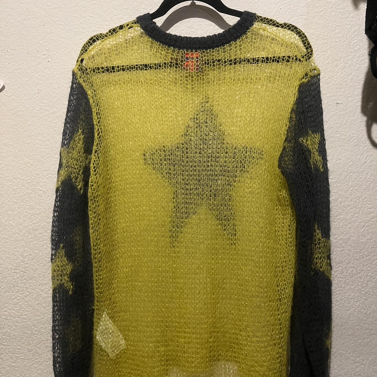 Heaven by Marc Jacobs Yellow and Black Jumper | Depop