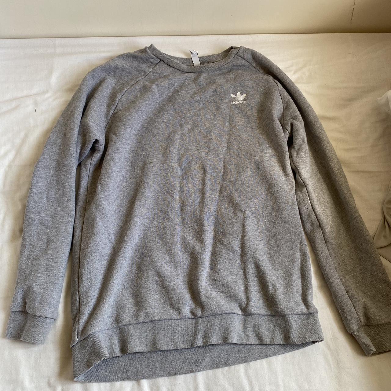 Addis’s grey sweatshirt Size- medium Condition -... - Depop