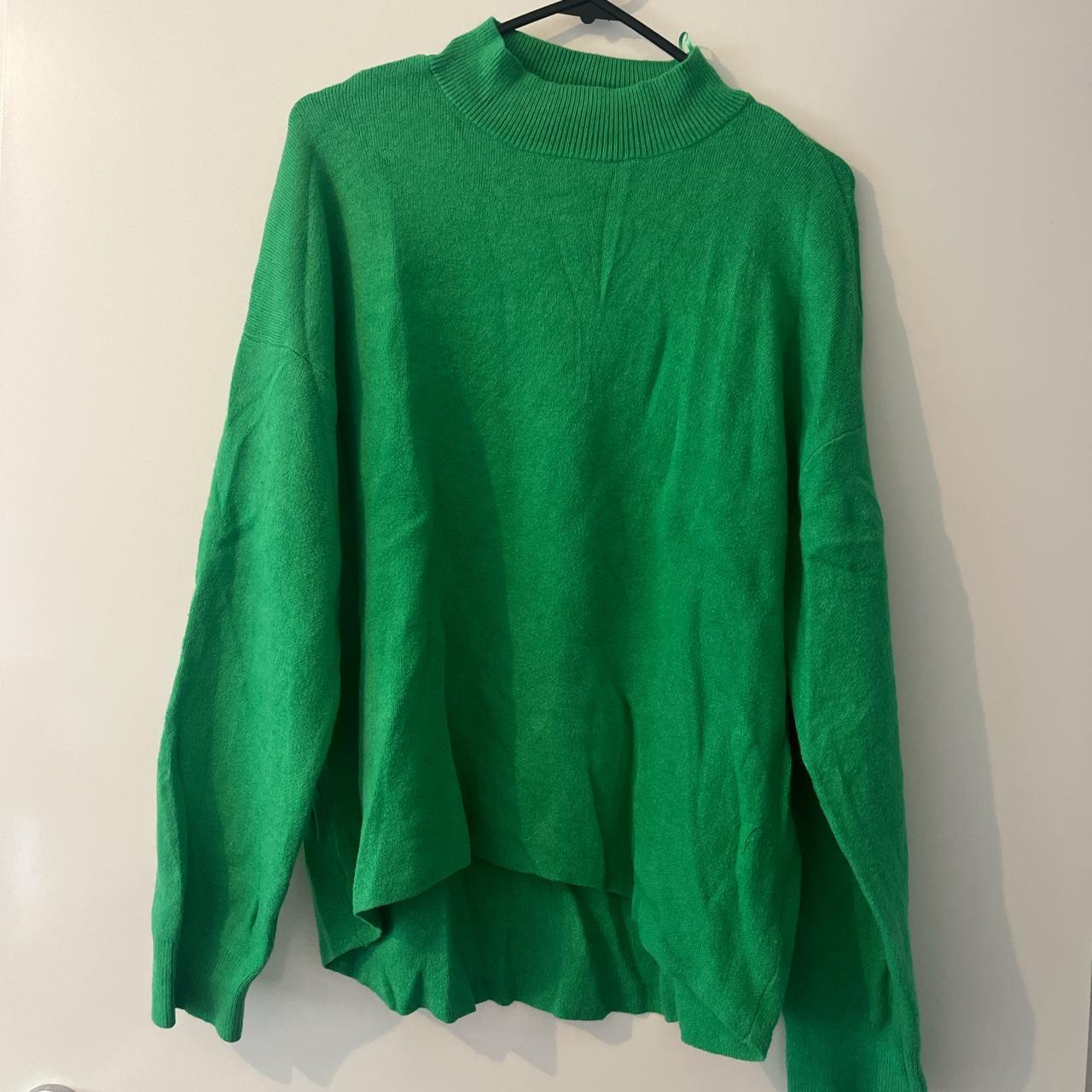 Kmart green long sleeve knit #kmart - Depop