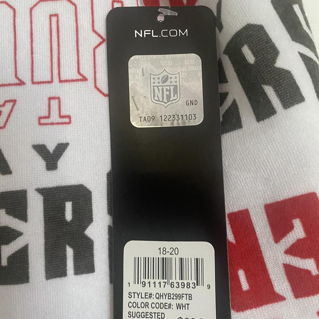 NWT NFL Buccaneers Hoodie Sweatshirt Youth size - Depop