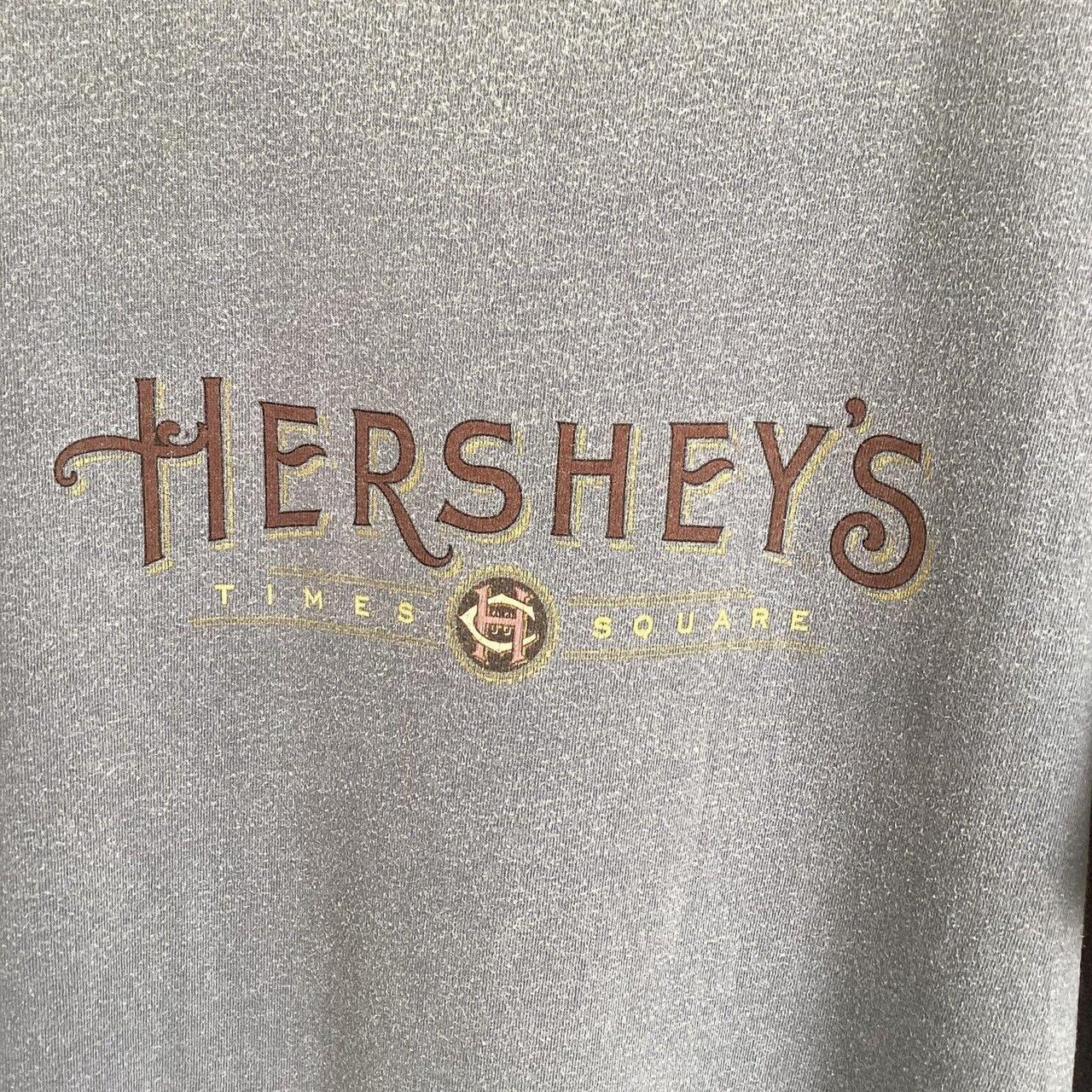 Vintage Hershey’s souvenir Tshirt Times Square Blue... Depop