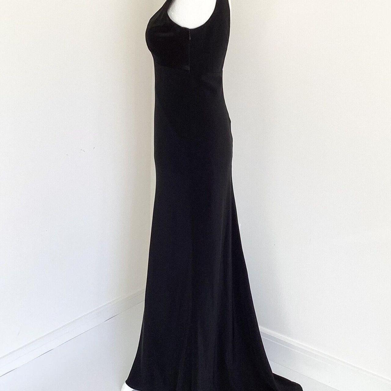 Black tie dress 10 full length evening gown Pearce... - Depop