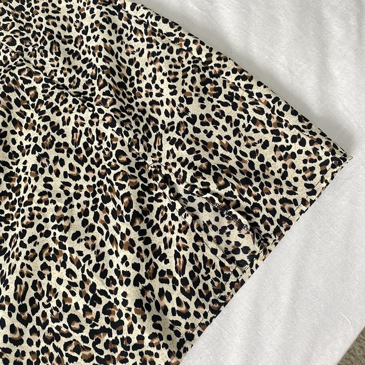 Y2K LEOPARD PRINT MINI SKIRT literally the cutest... - Depop