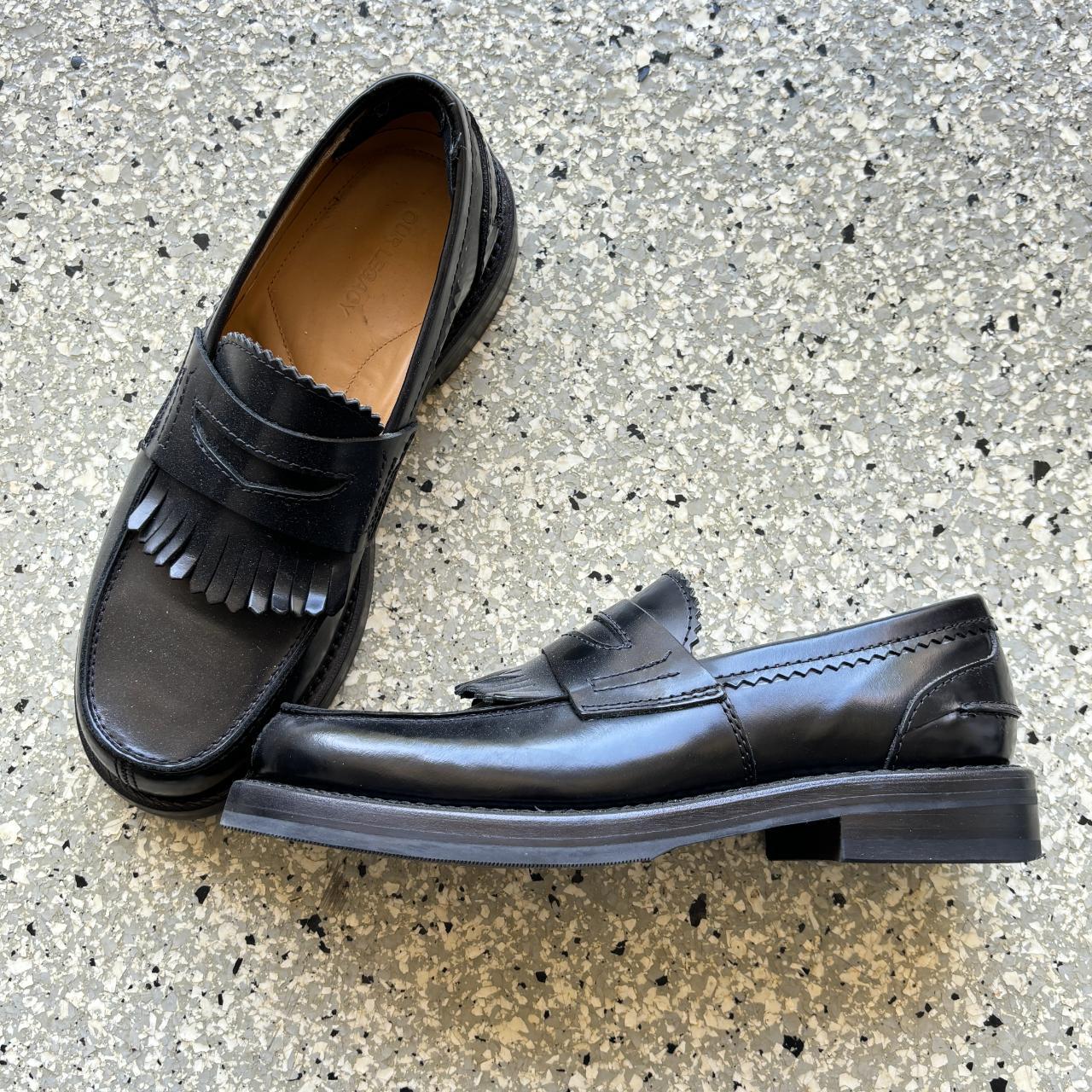 OUR LEGACY CYPHER LOAFER 40 黒 Our Legacy - Cypher Loafer Castagno