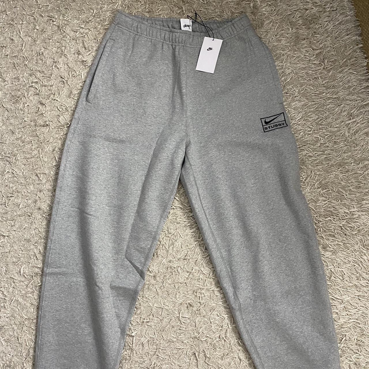 Men’s Nike x Stüssy fleece joggers Size... - Depop