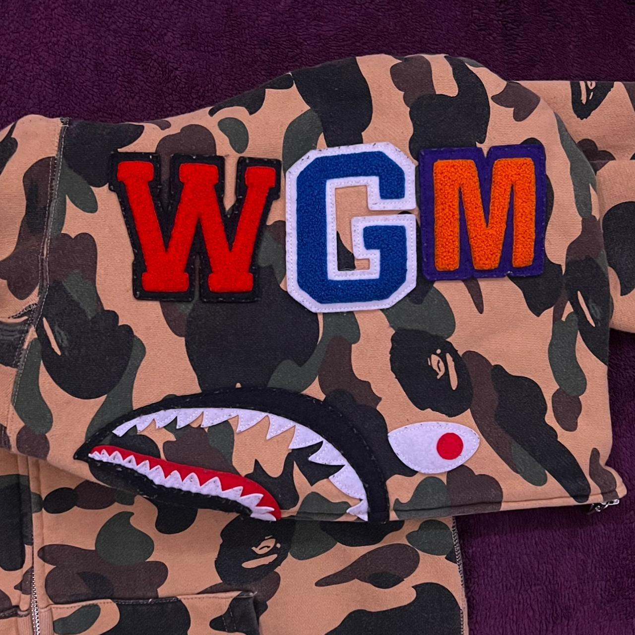 BAPE Men's Cream Hoodie Depop