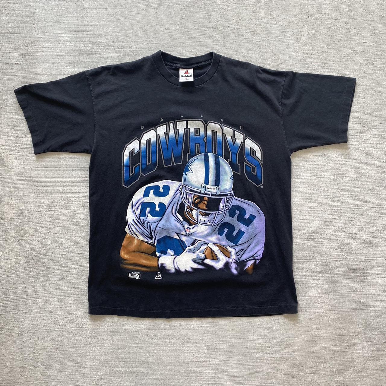 Rare Vintage Deion sanders 1995 Dallas Cowboys tee. - Depop