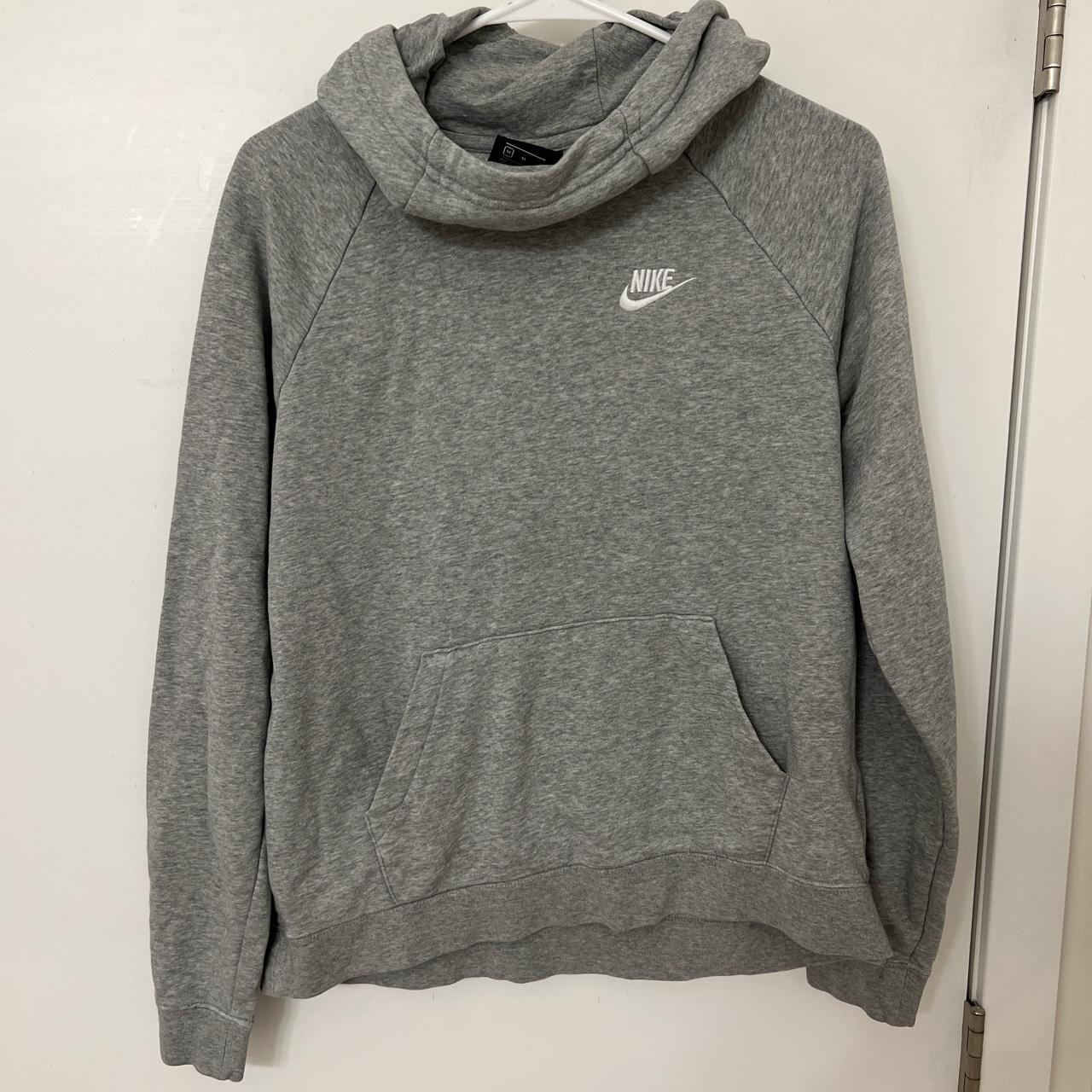 Grey Nike hoodie size Medium #nike #sweatshirt... - Depop