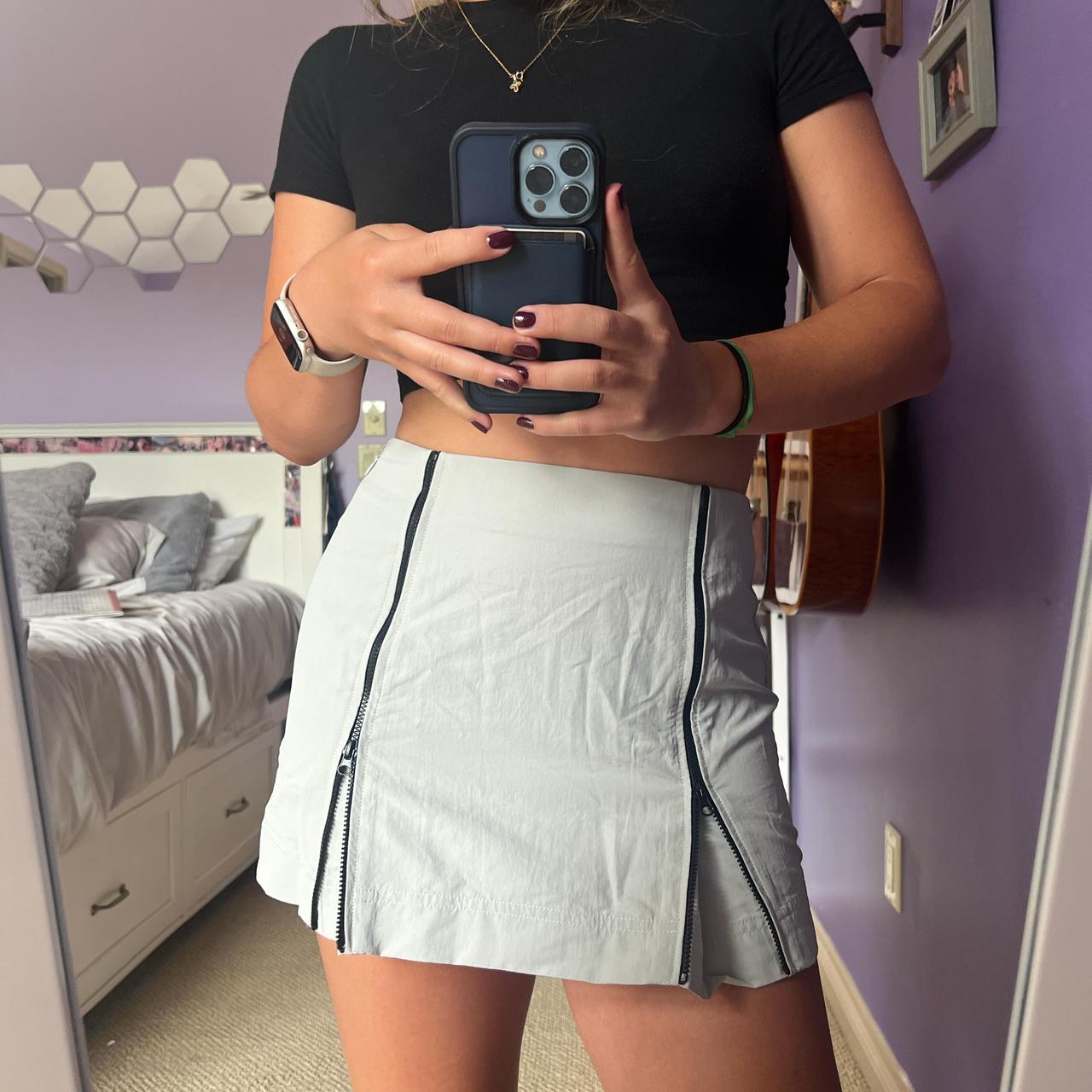 Grey reflective skirt hotsell