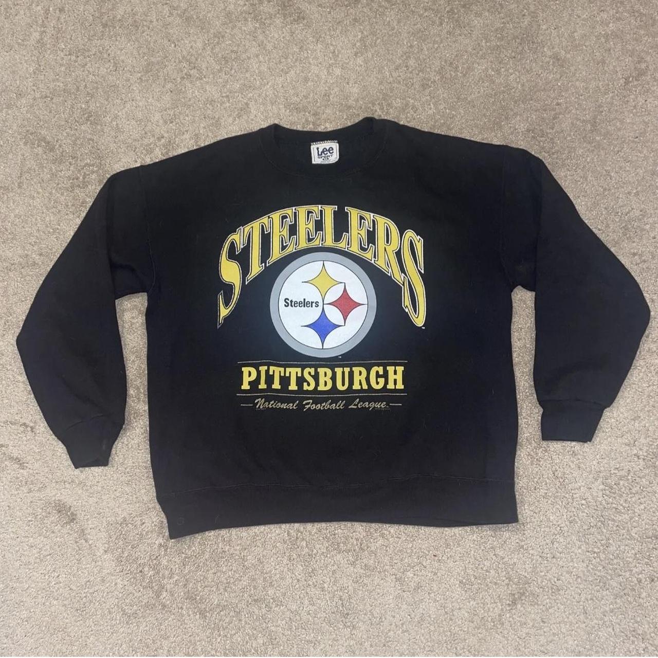 Vintage Pittsburgh Steelers Crewneck Sweatshirt Lee Sport Made 