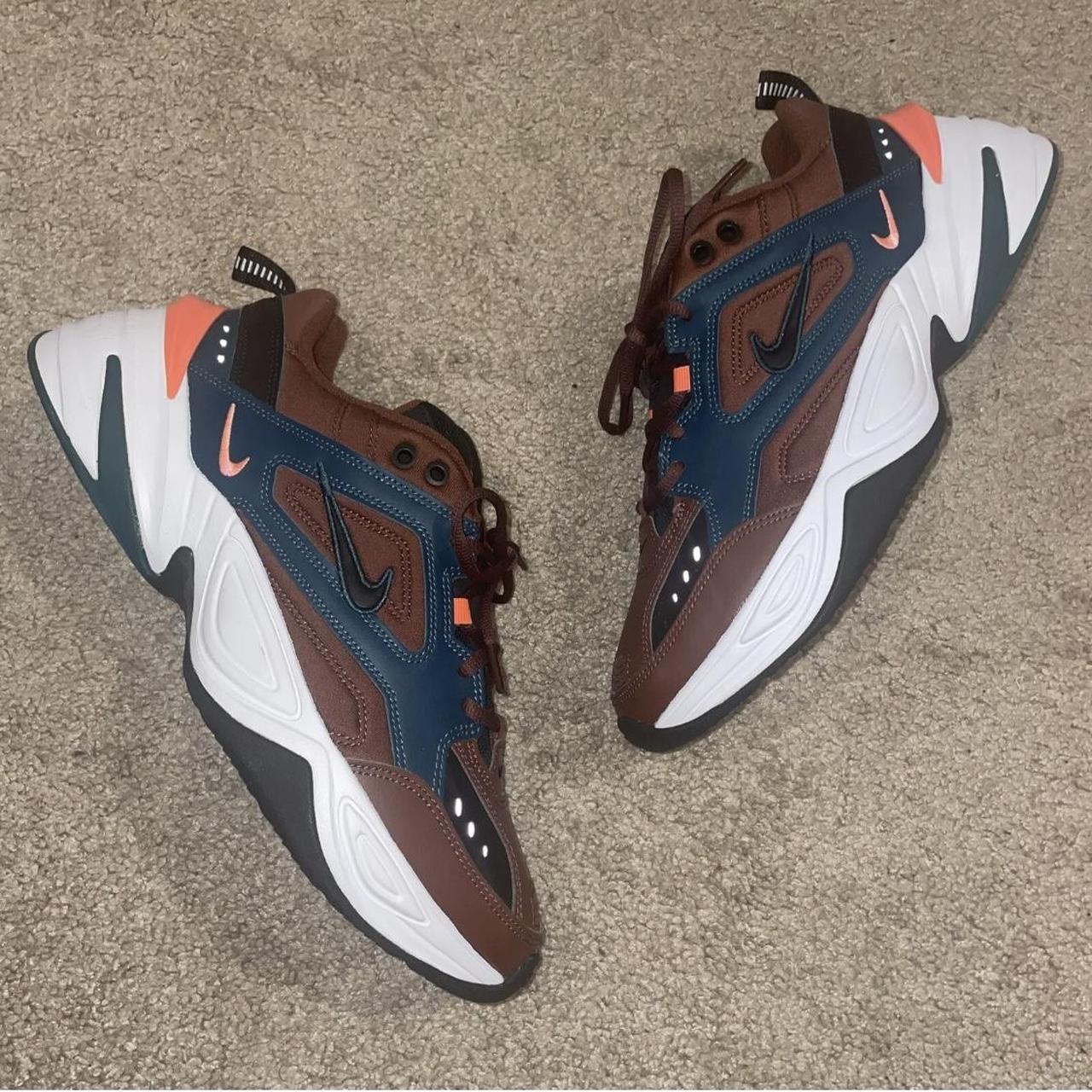 brown nike tekno